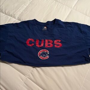 Chicago Cubs Cropped Blue T-Shirt